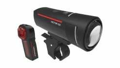 Trelock Akku-LED-Leuchten-Set LS 600 / LS 740